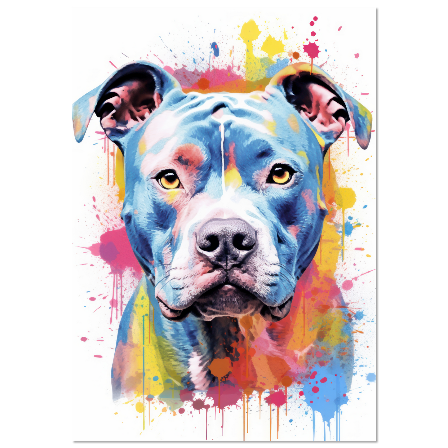 American Staffordshire Terrier Pop Art (DOG164)