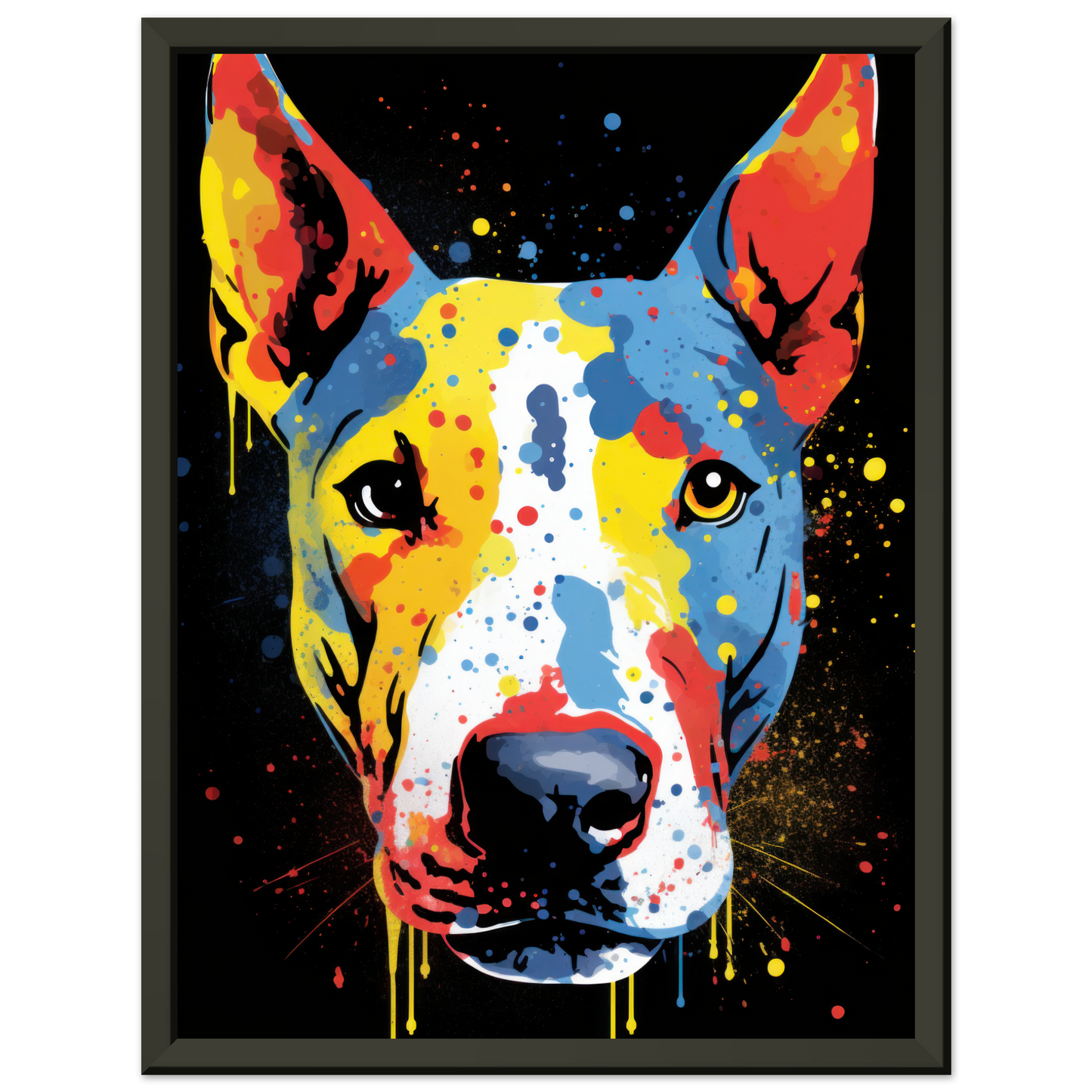 Bullterrier Pop-Art (DOG165)