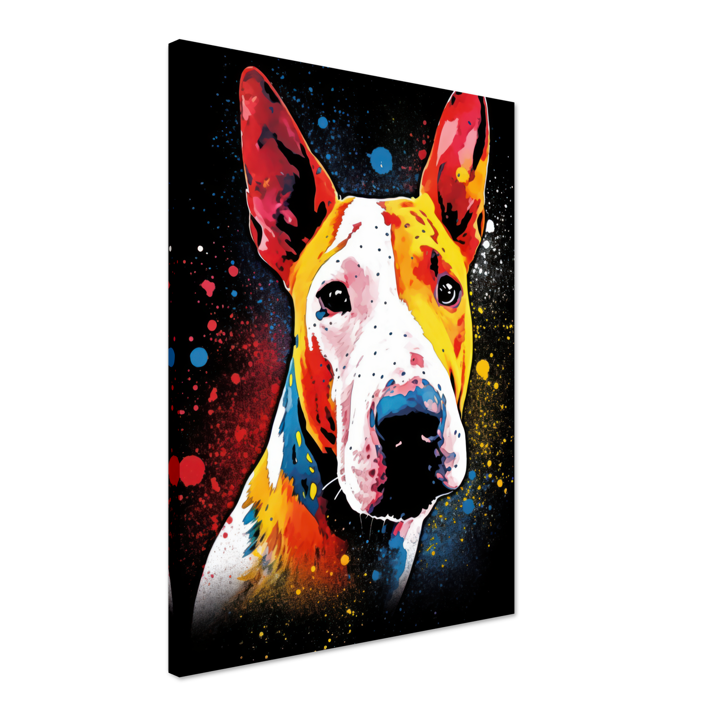 Bullterrier Pop-Art (DOG166)