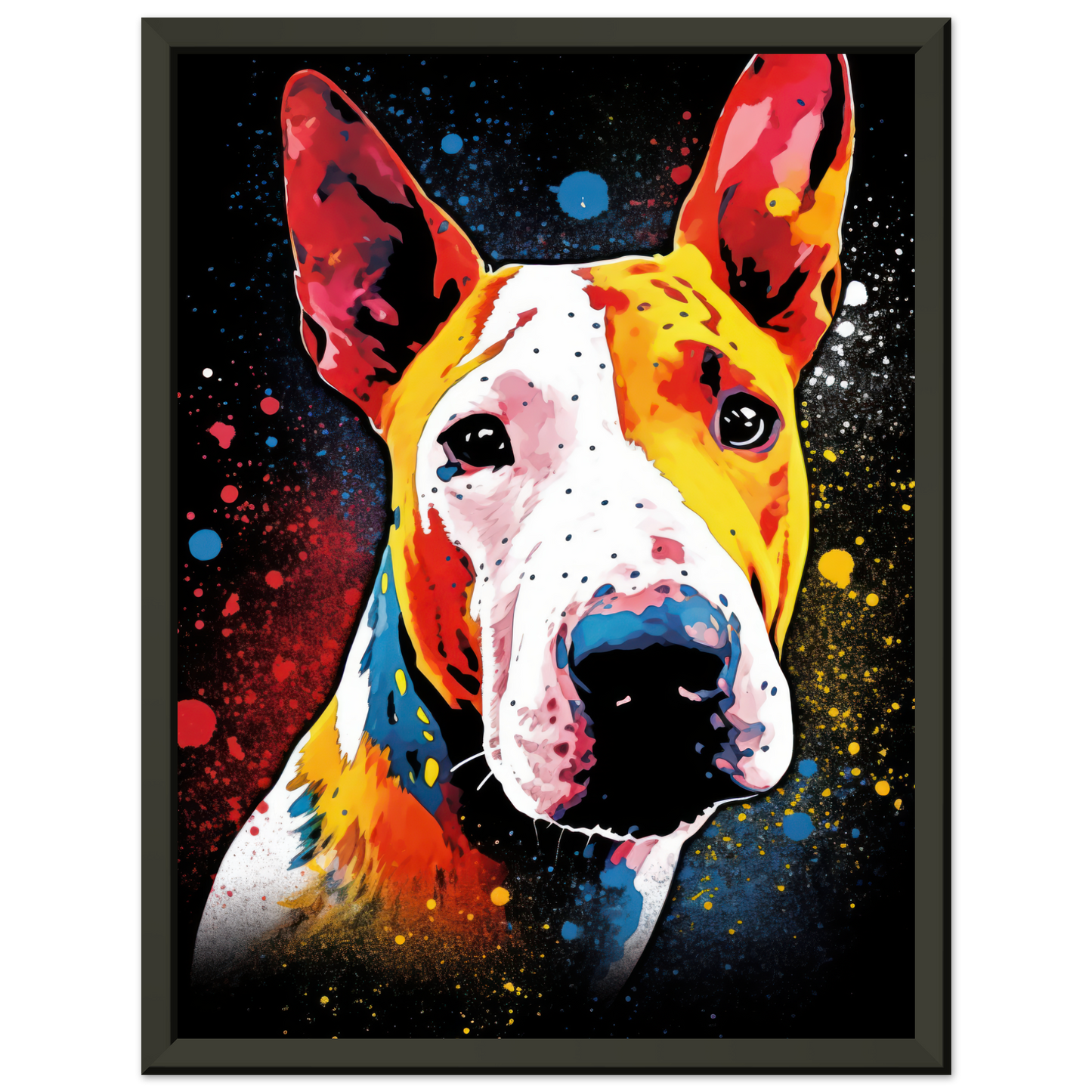Bullterrier Pop-Art (DOG166)