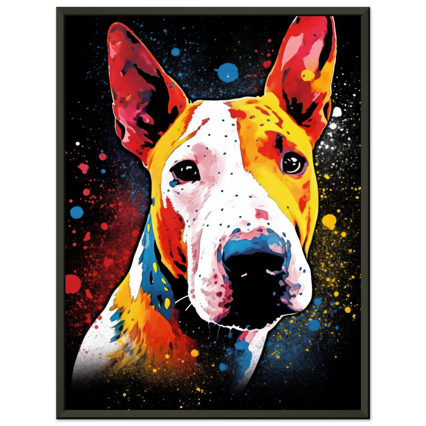 Bullterrier Pop-Art (DOG166)