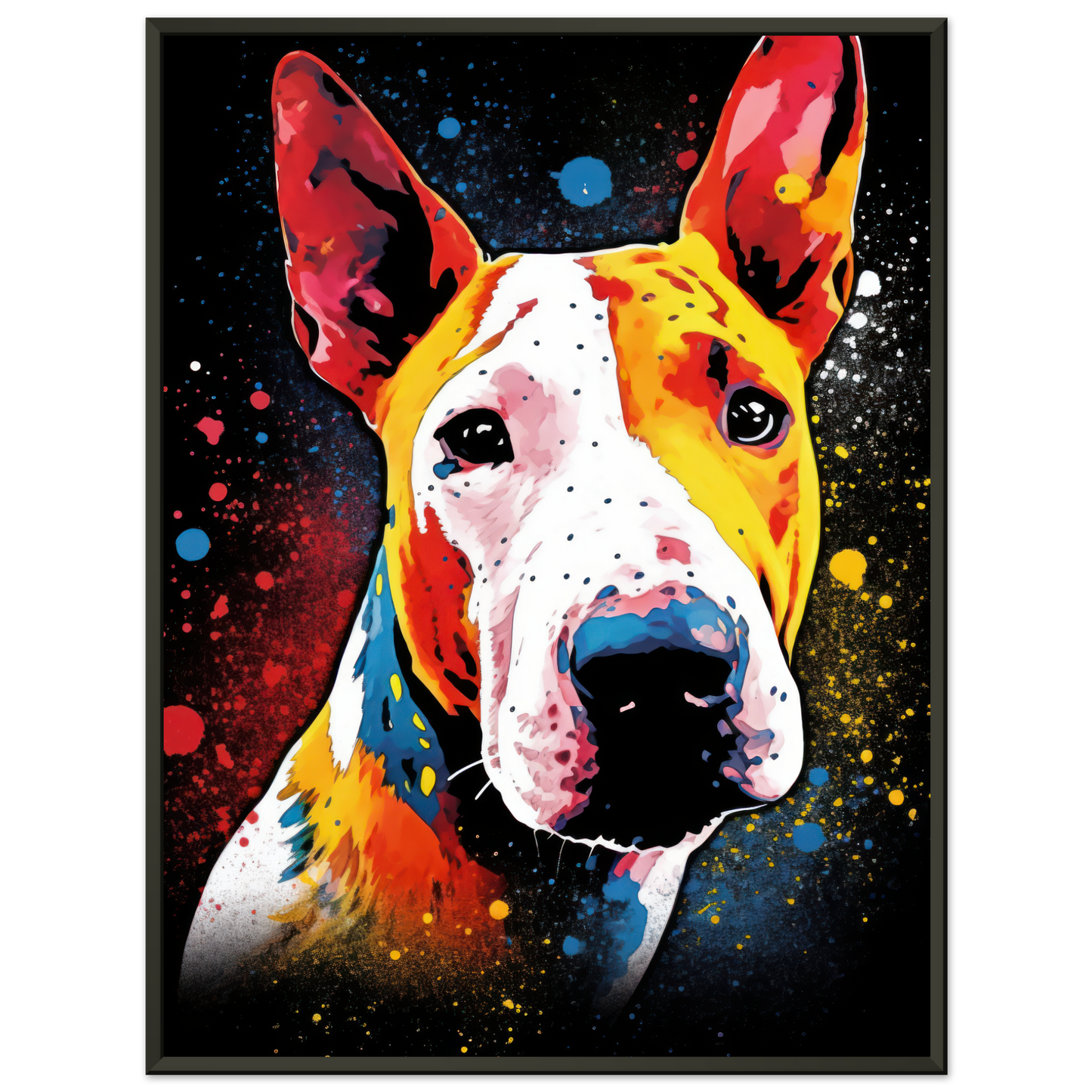 Bullterrier Pop-Art (DOG166)