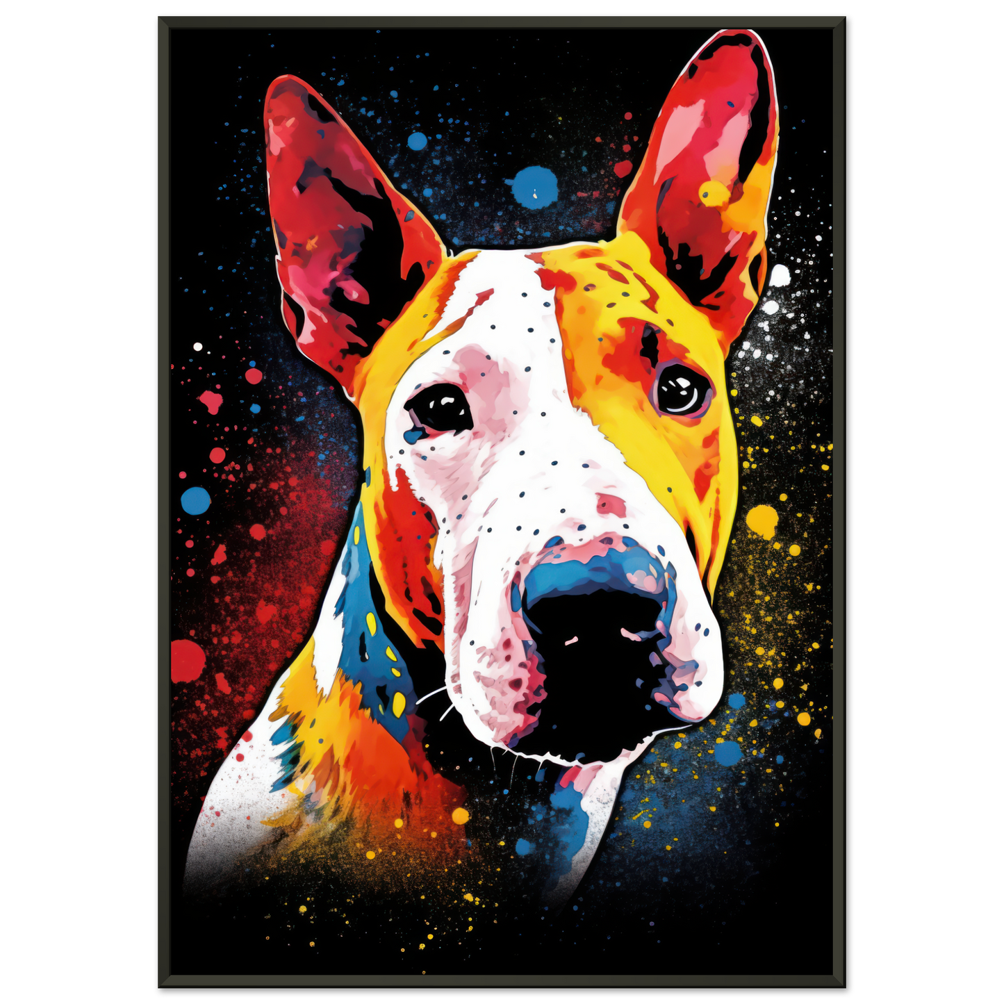 Bullterrier Pop-Art (DOG166)