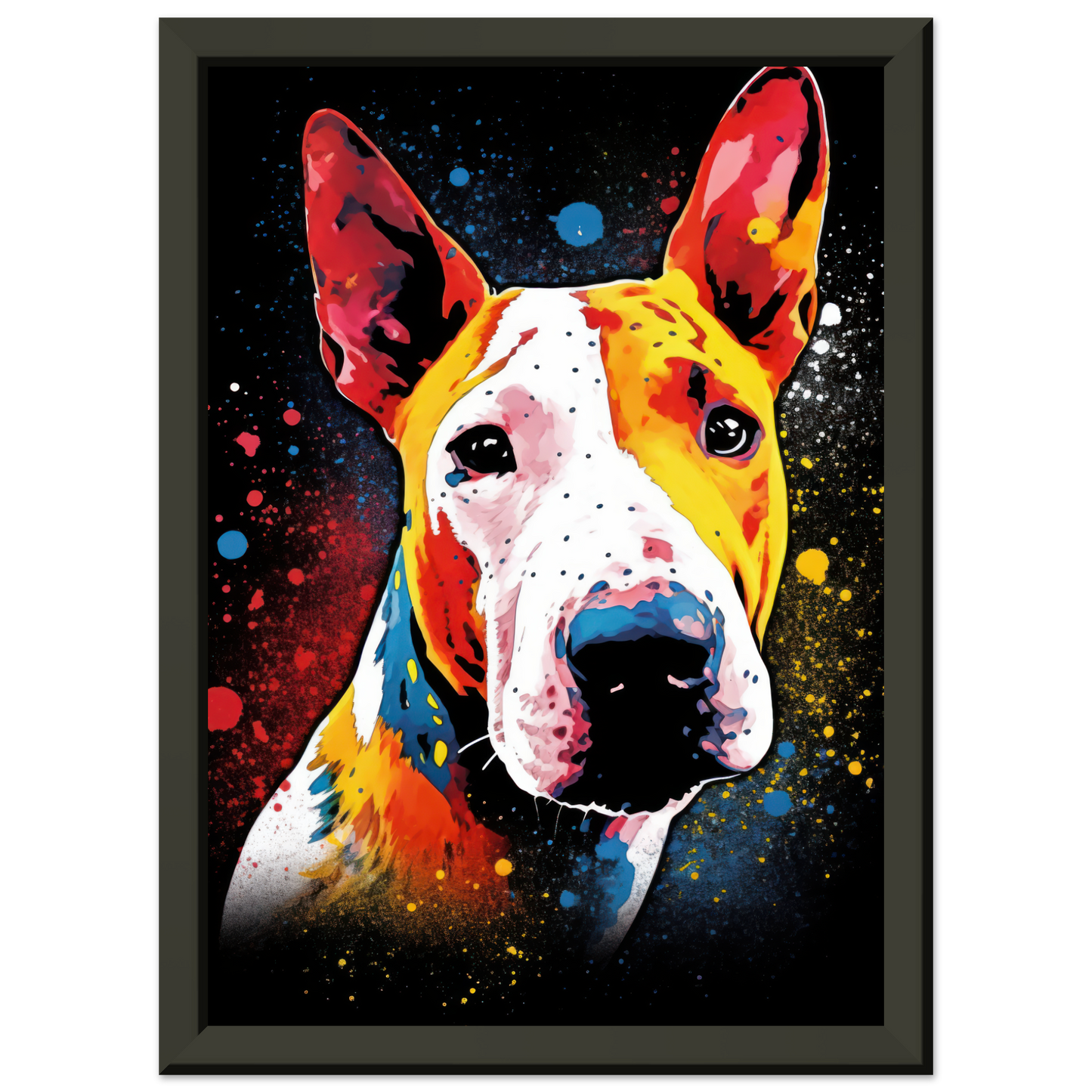 Bullterrier Pop-Art (DOG166)