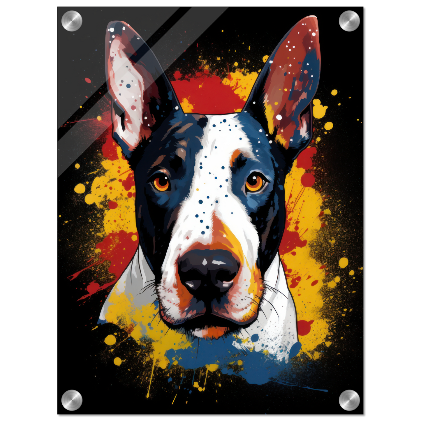 Bullterrier Pop-Art (DOG167)