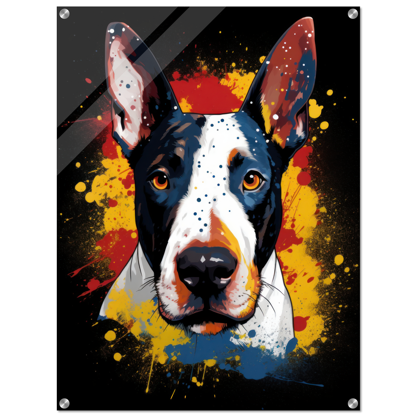 Bullterrier Pop-Art (DOG167)