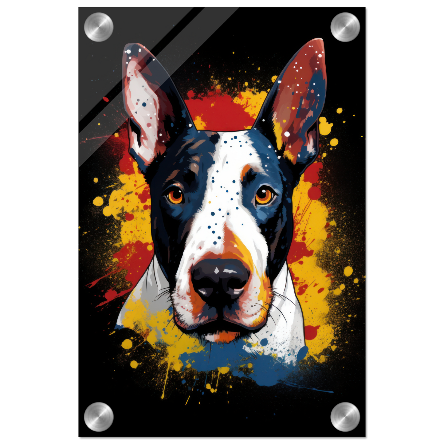 Bullterrier Pop-Art (DOG167)