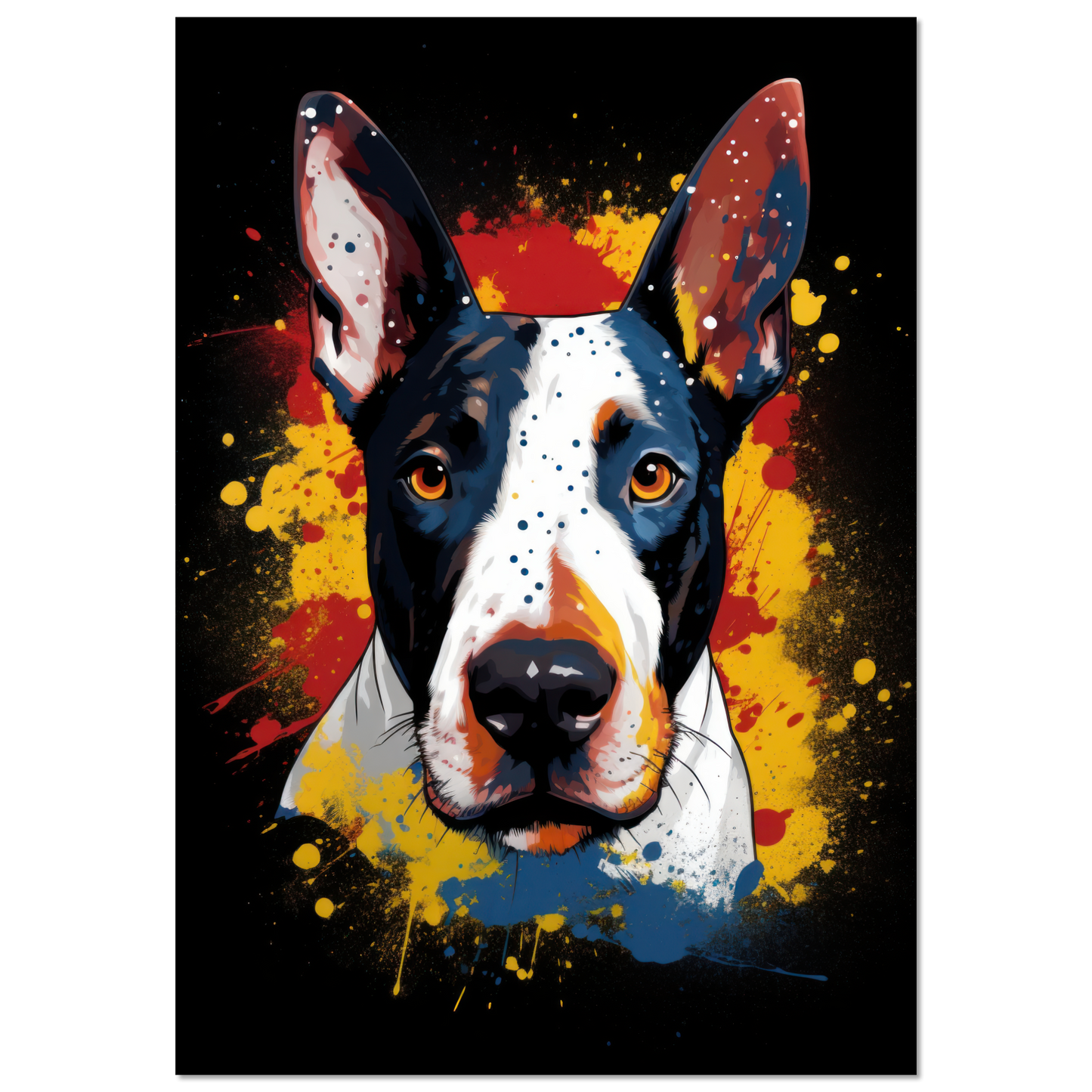 Bullterrier Pop-Art (DOG167)