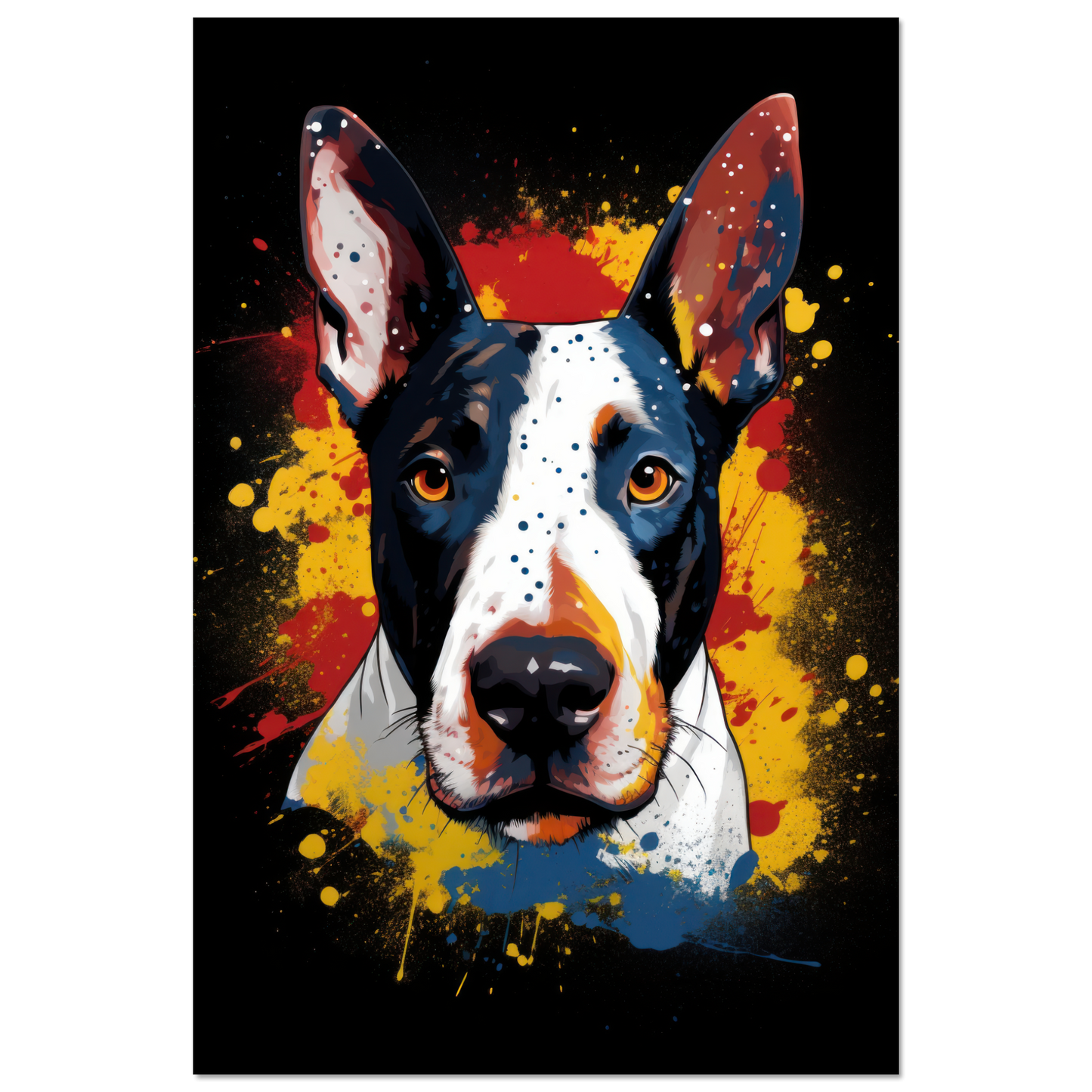 Bullterrier Pop-Art (DOG167)