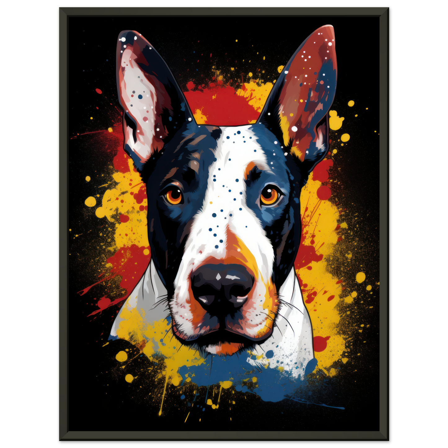 Bullterrier Pop-Art (DOG167)