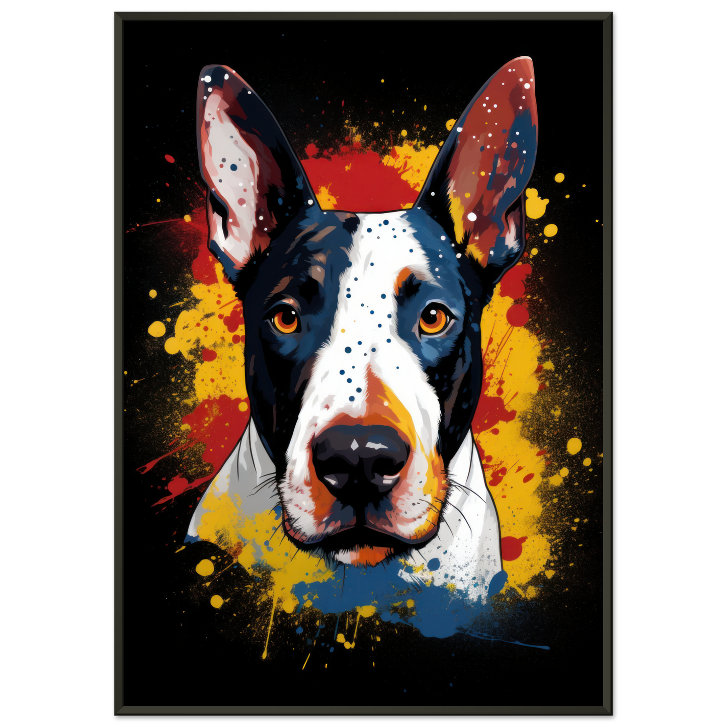 Bullterrier Pop-Art (DOG167)