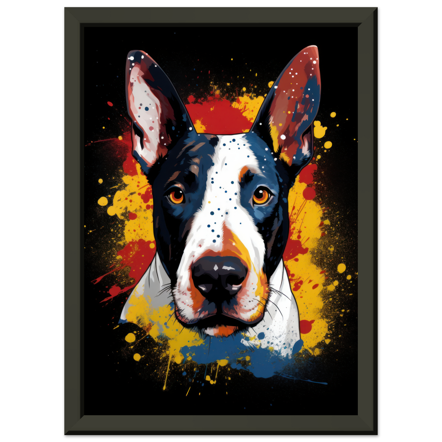 Bullterrier Pop-Art (DOG167)