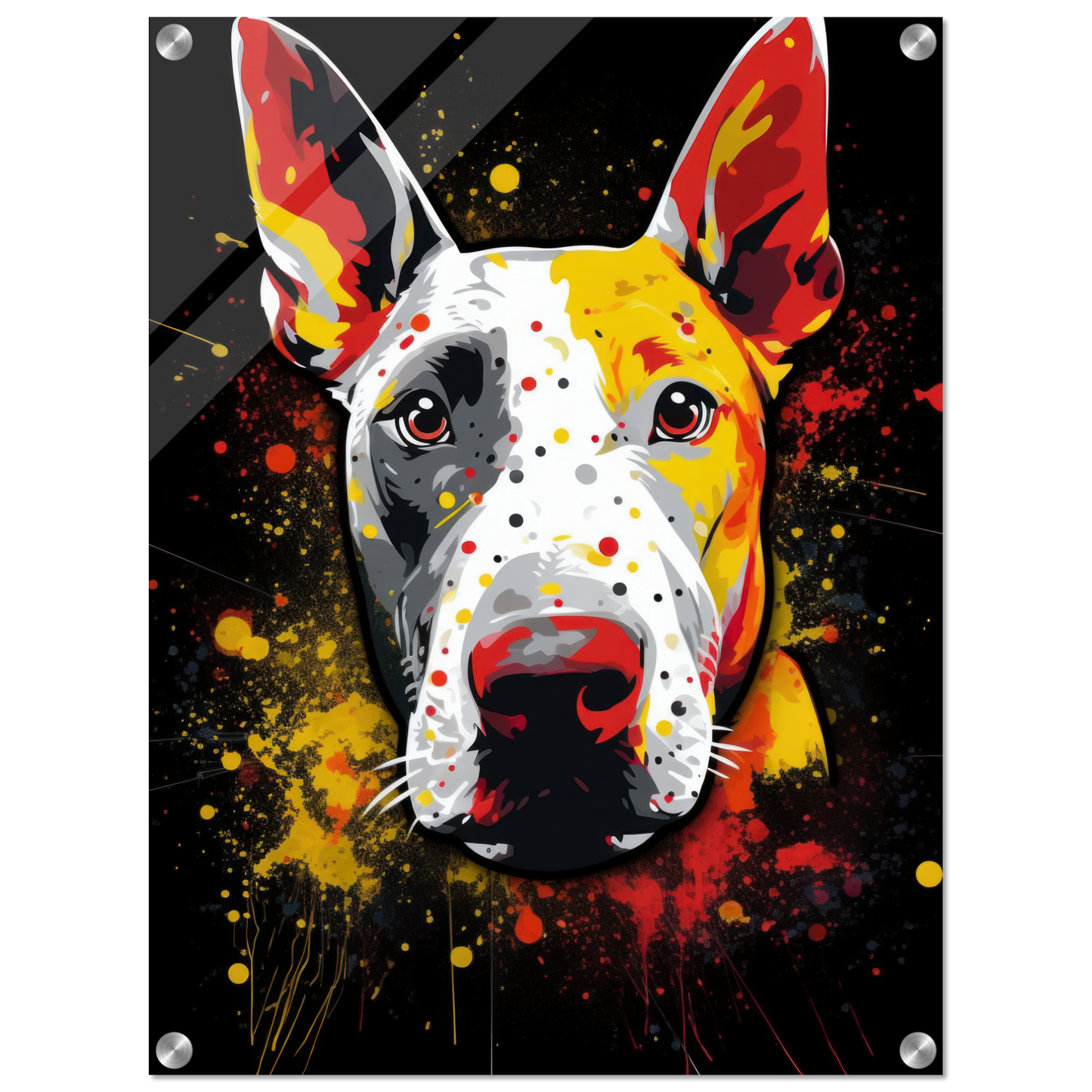 Bullterrier Pop-Art (DOG168)