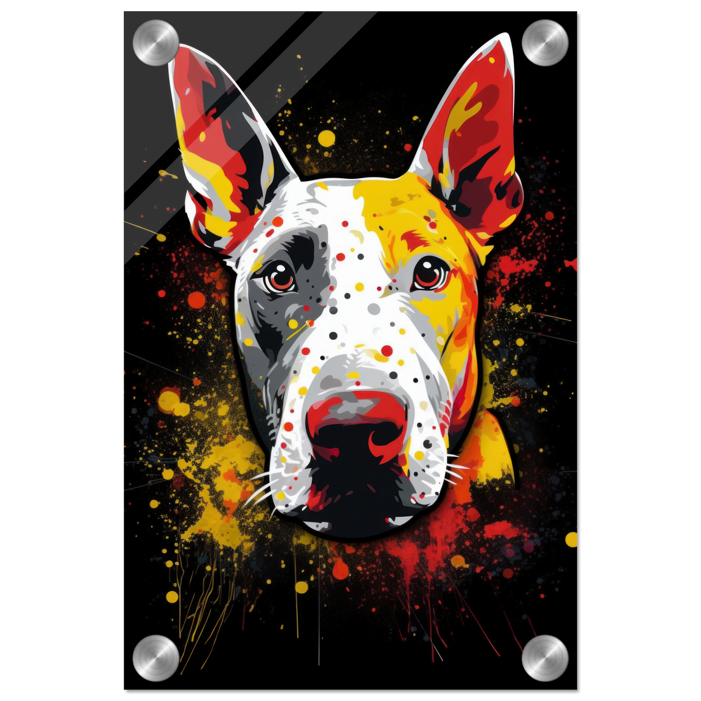 Bullterrier Pop-Art (DOG168)