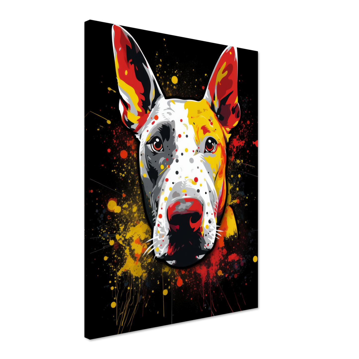 Bullterrier Pop-Art (DOG168)