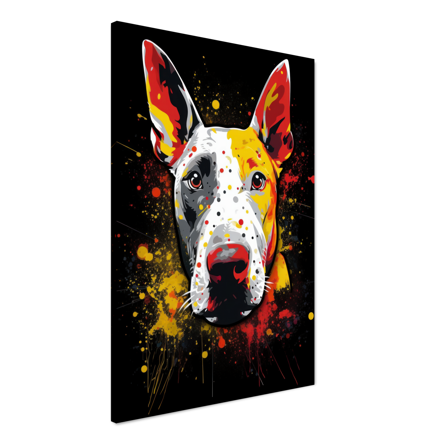 Bullterrier Pop-Art (DOG168)