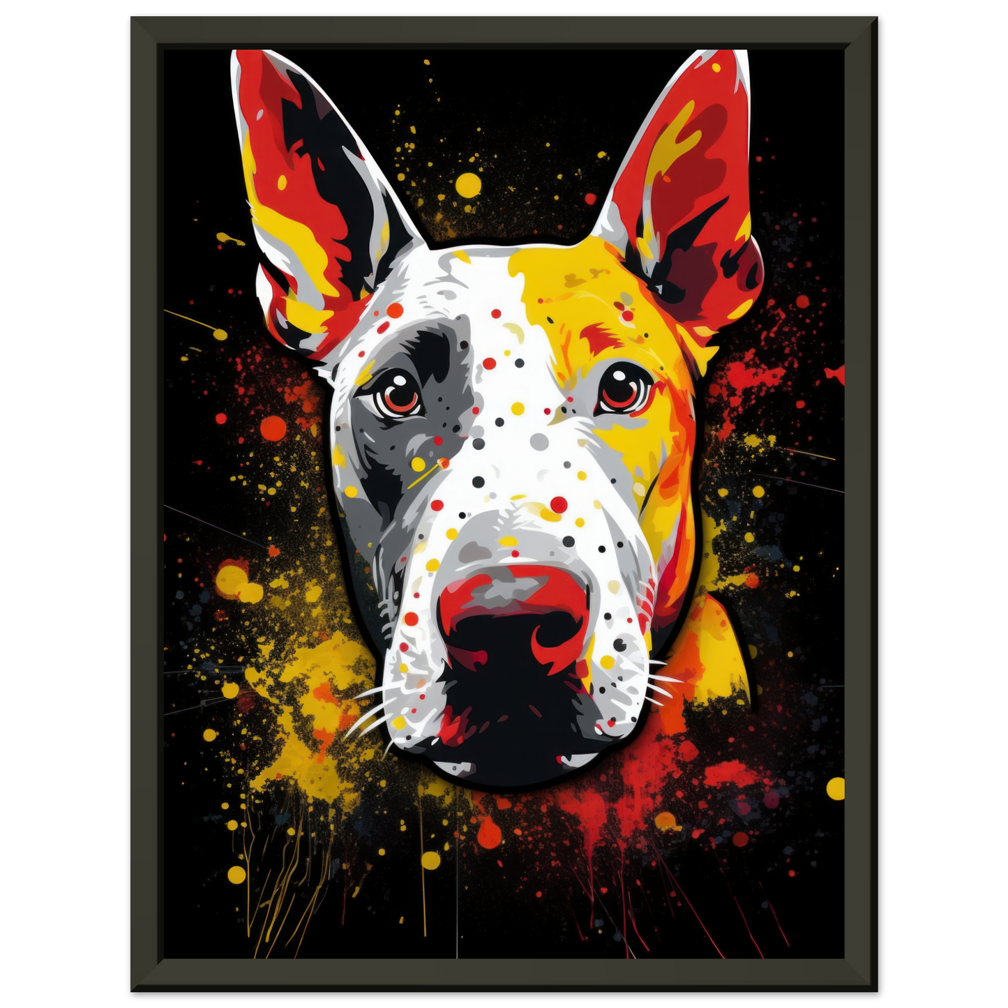 Bullterrier Pop-Art (DOG168)