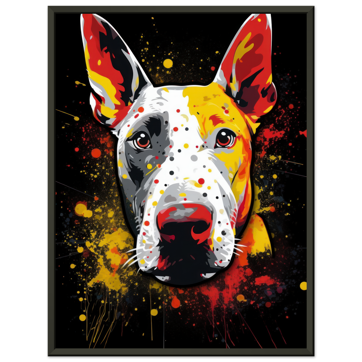 Bullterrier Pop-Art (DOG168)