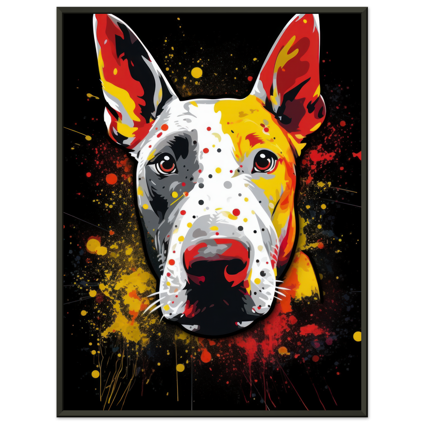 Bullterrier Pop-Art (DOG168)