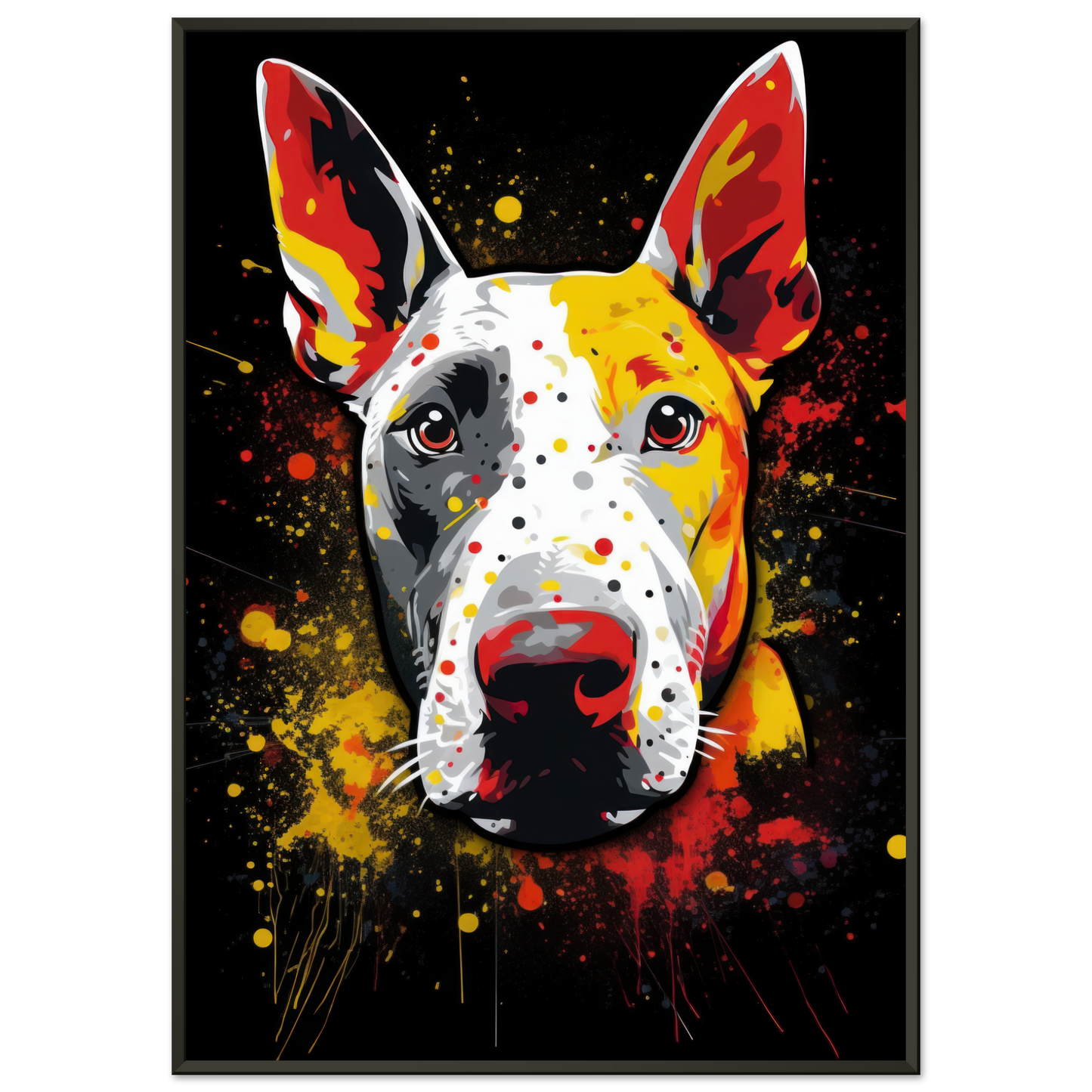 Bullterrier Pop-Art (DOG168)