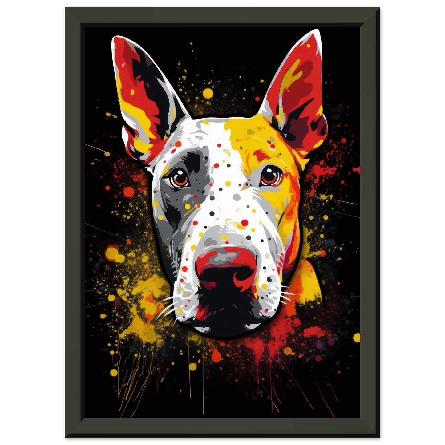 Bullterrier Pop-Art (DOG168)