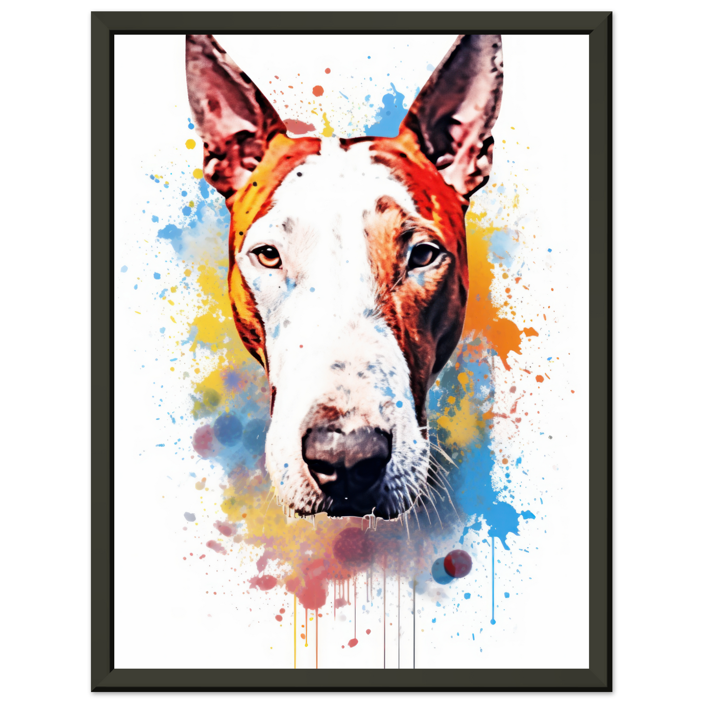 Bull terrier pop art (DOG169)