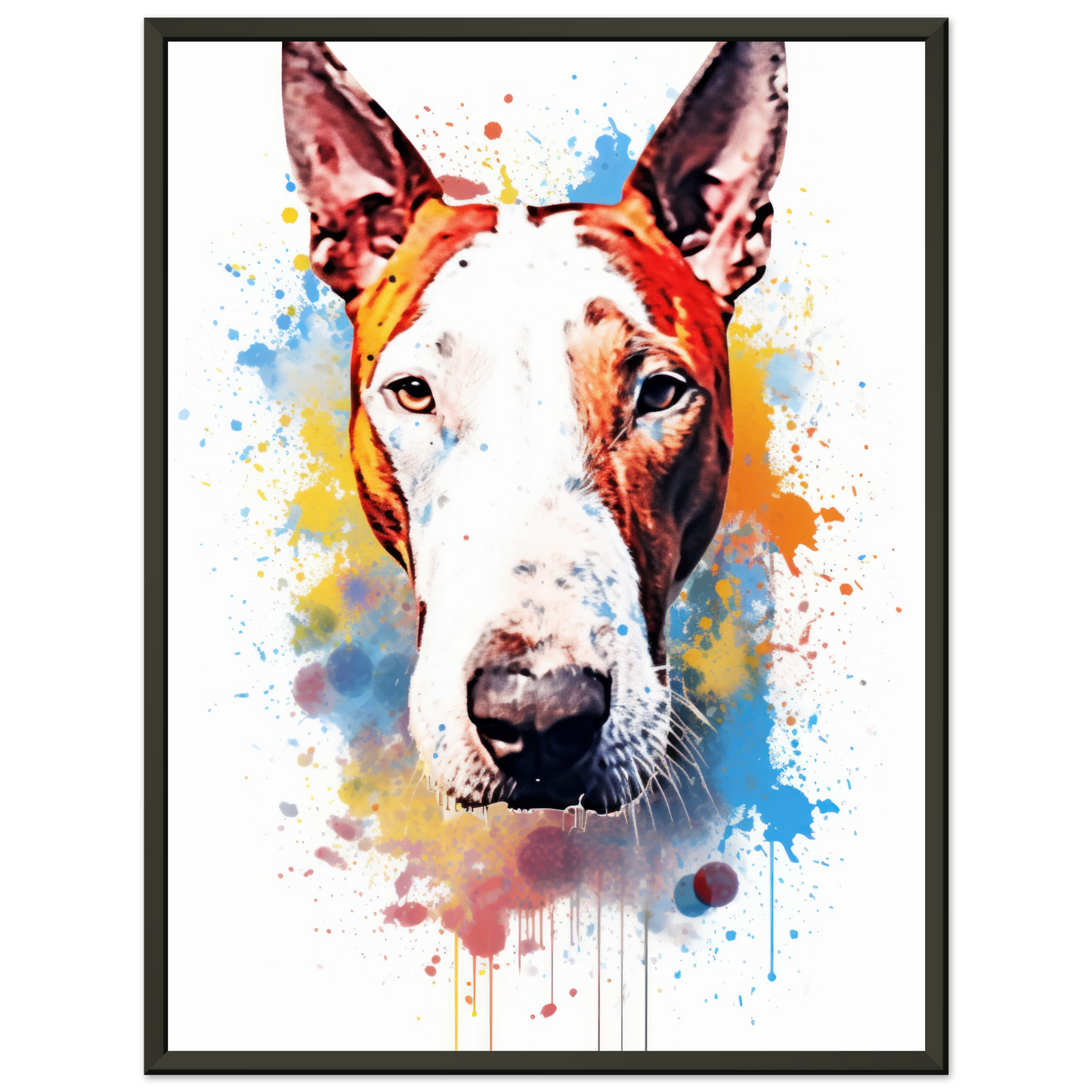 Bull terrier pop art (DOG169)