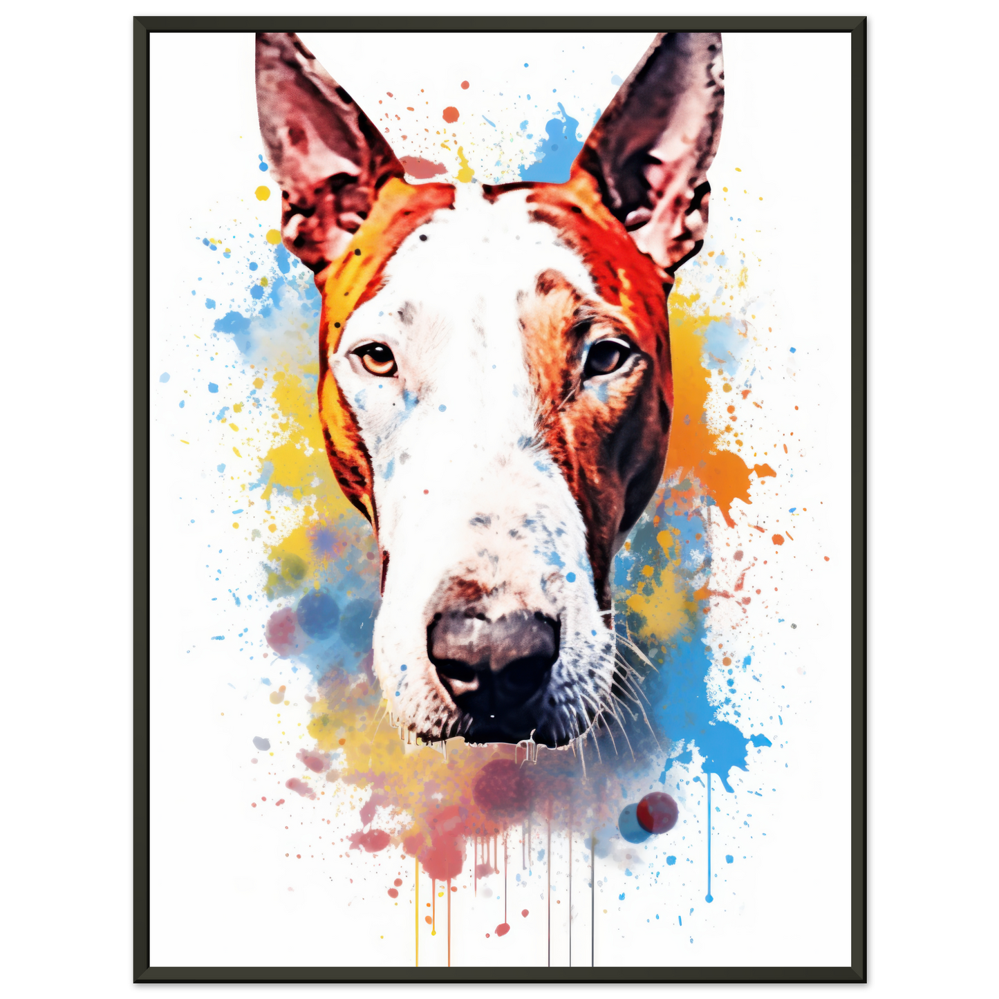 Bull terrier pop art (DOG169)