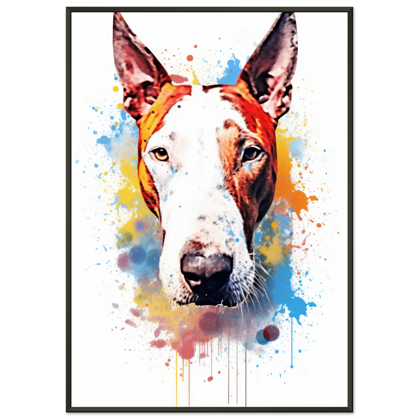 Bull terrier pop art (DOG169)
