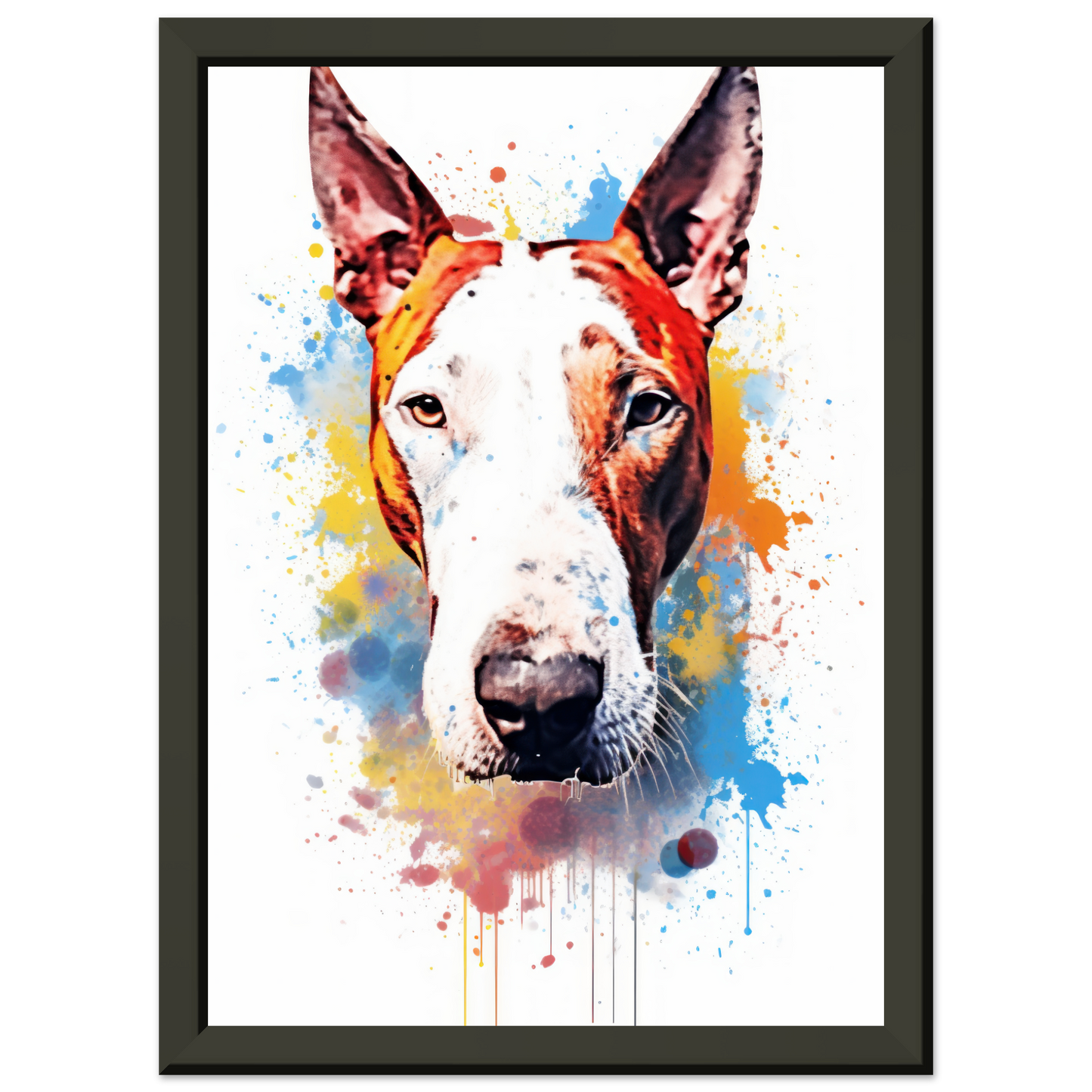 Bull terrier pop art (DOG169)