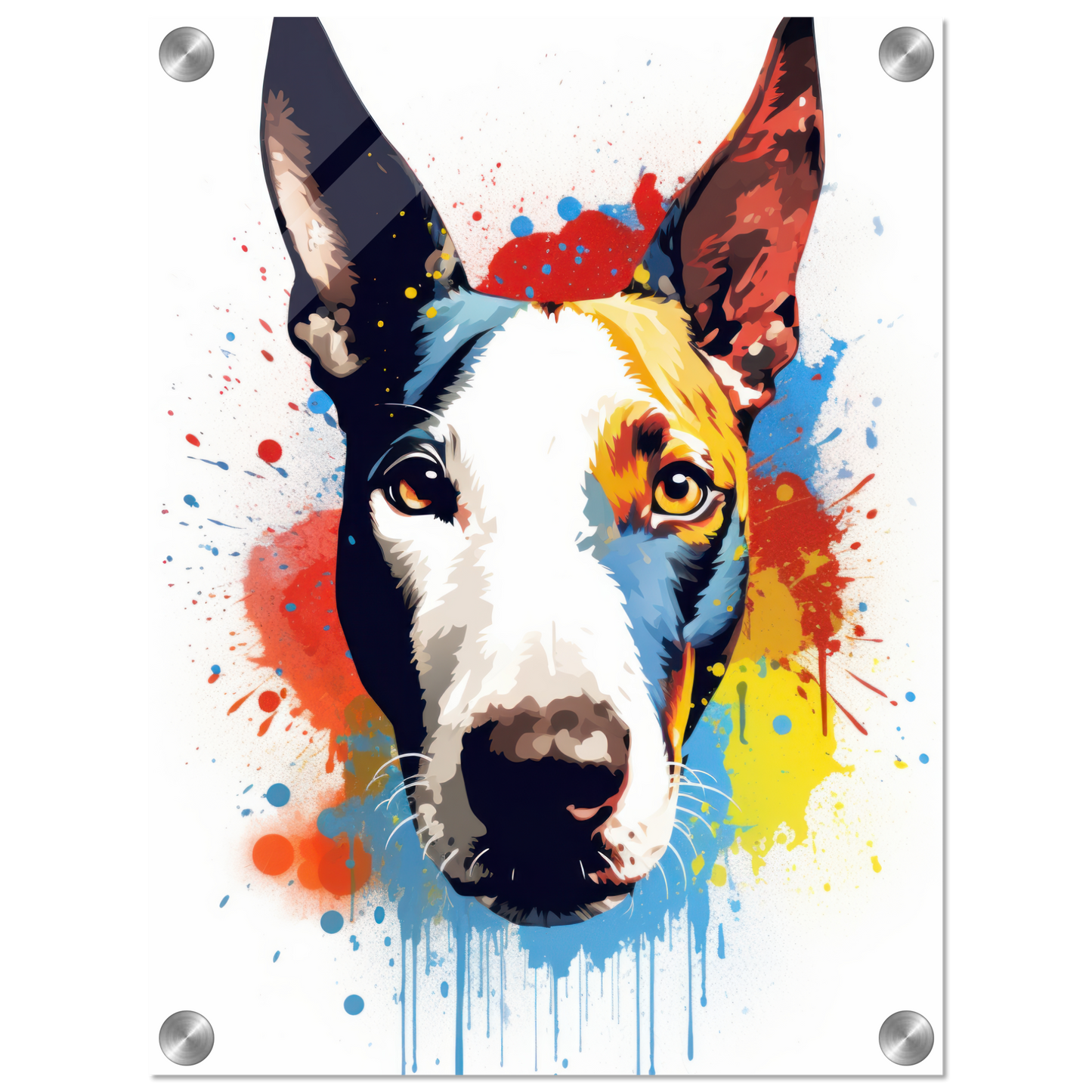 Bullterrier Pop-Art (DOG170)