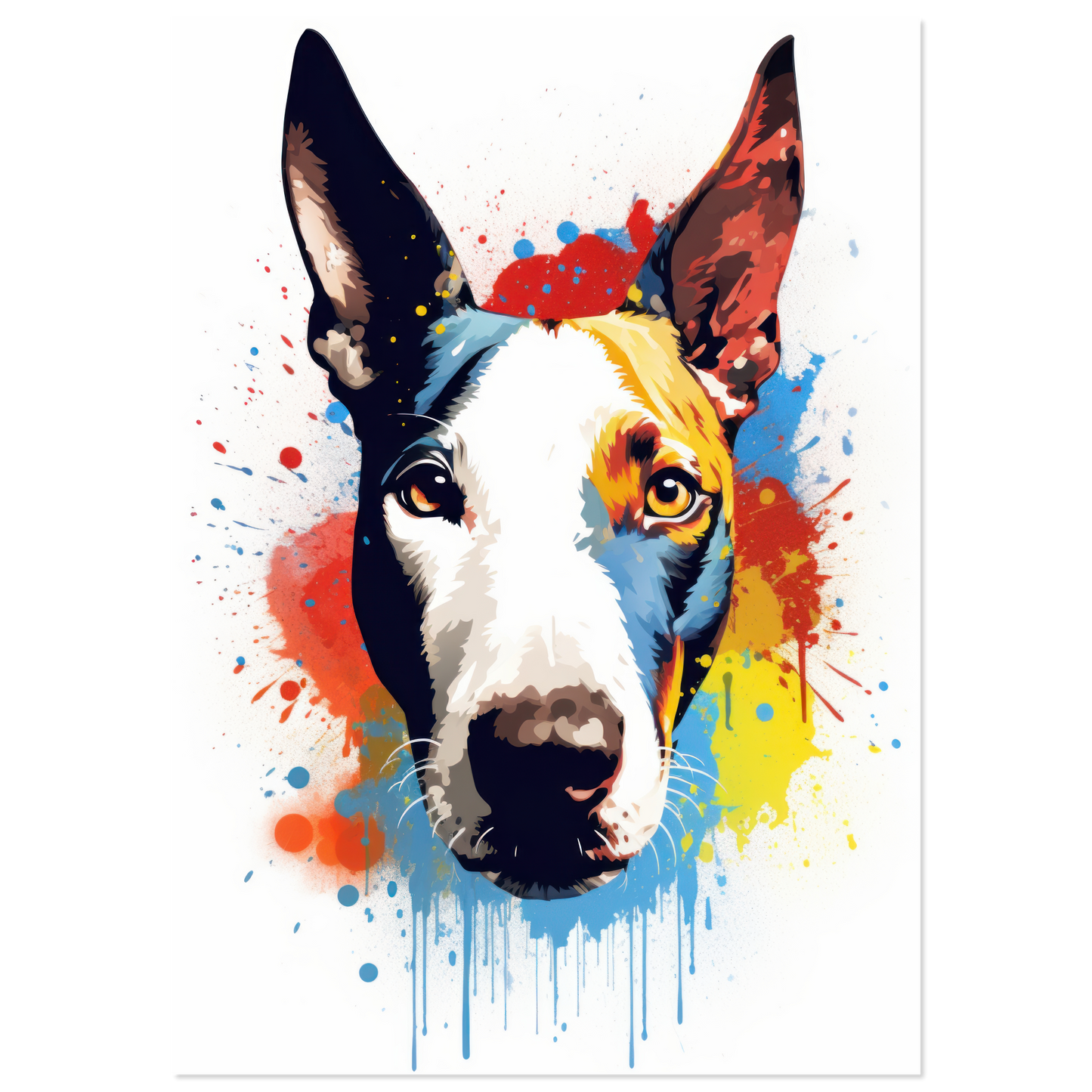 Bullterrier Pop-Art (DOG170)