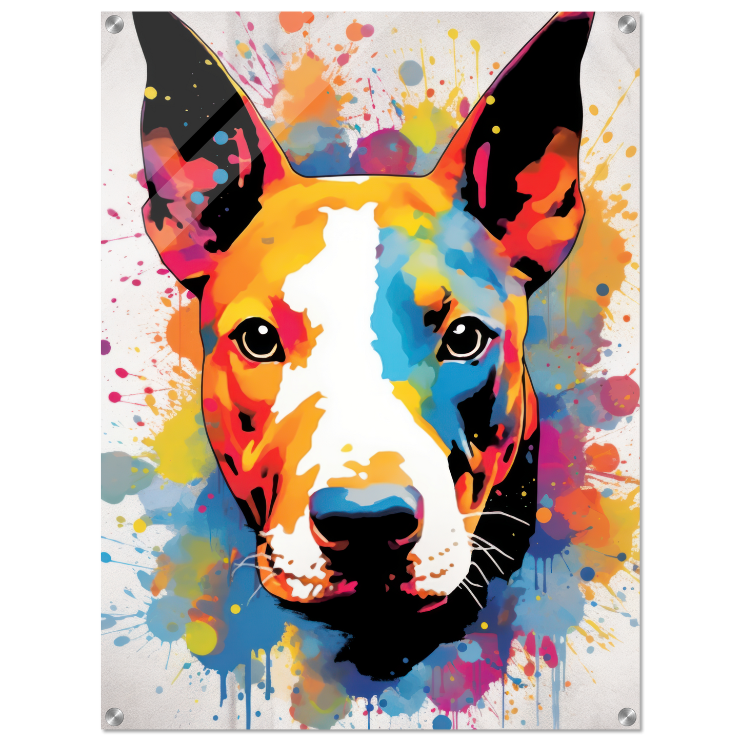 Bullterrier Pop-Art (DOG171)