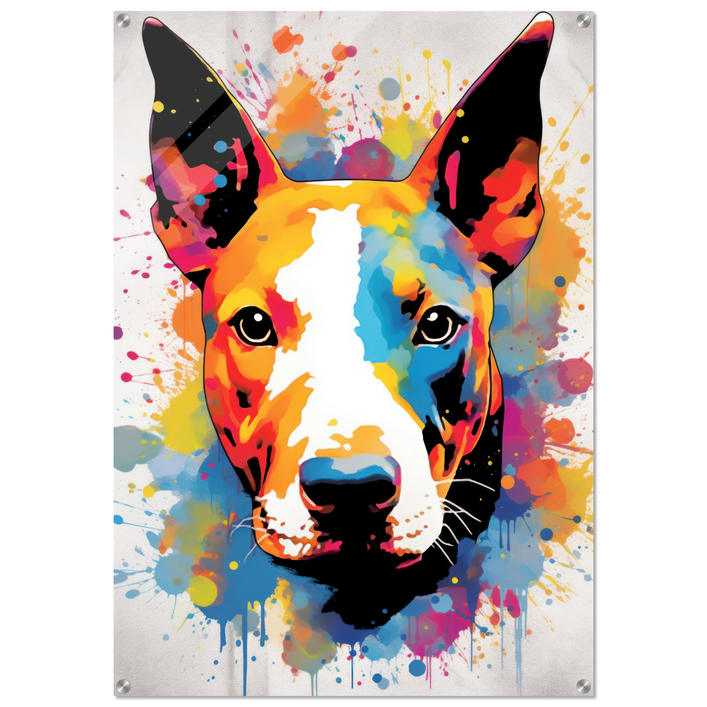 Bullterrier Pop-Art (DOG171)