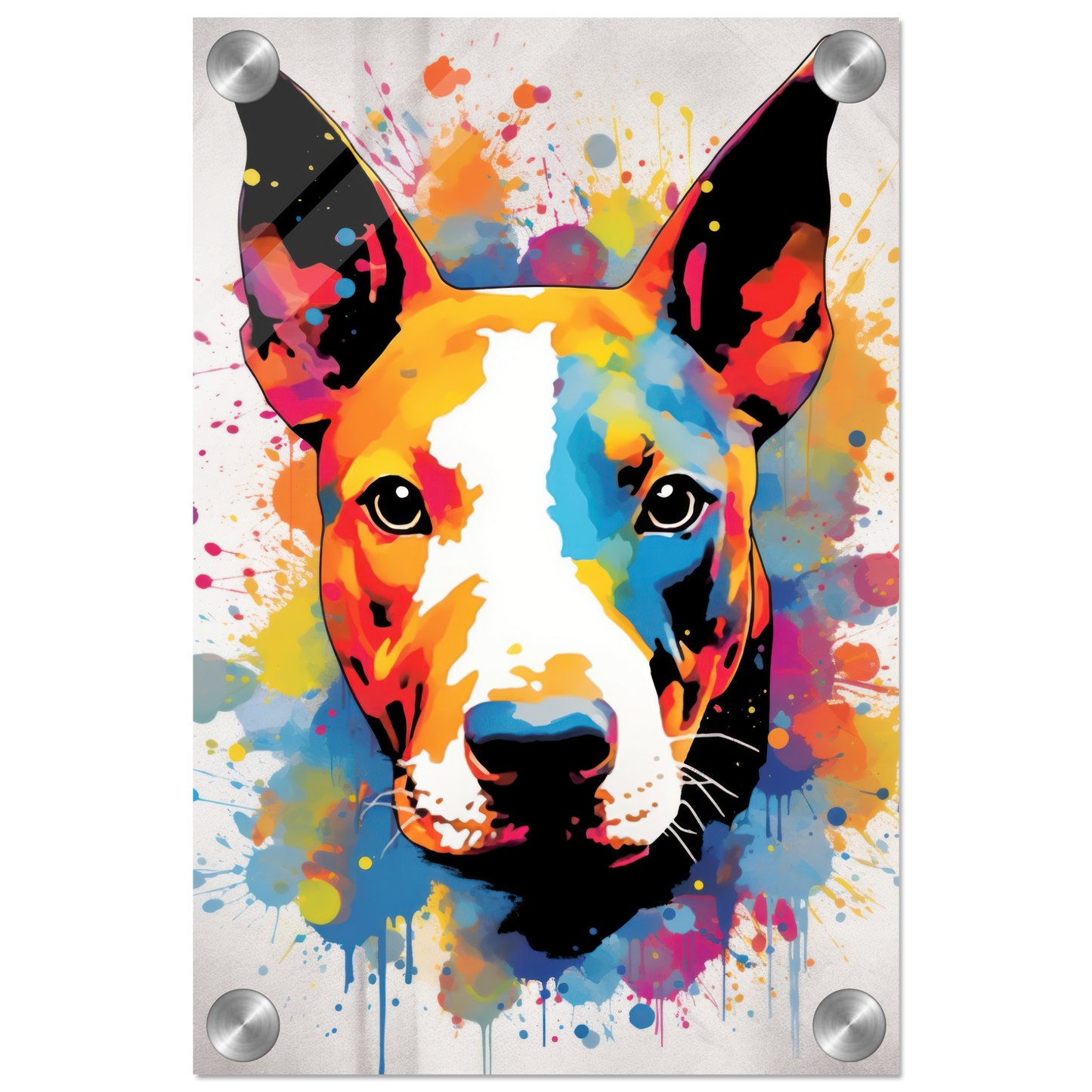 Bullterrier Pop-Art (DOG171)