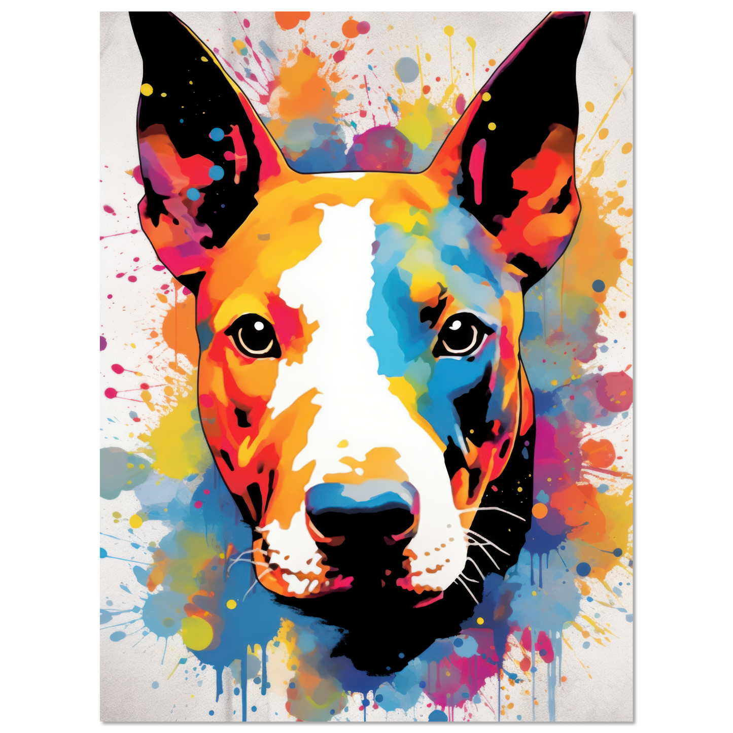 Bullterrier Pop-Art (DOG171)