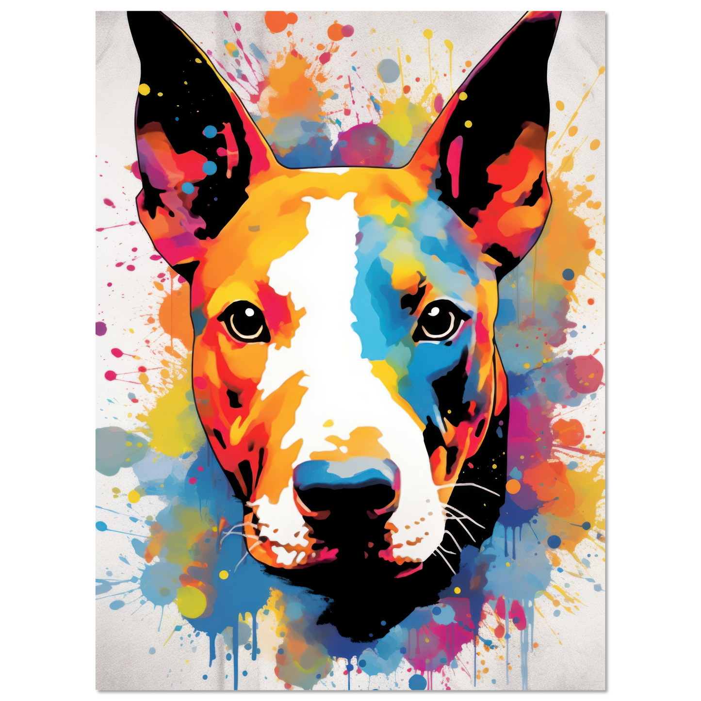 Bullterrier Pop-Art (DOG171)