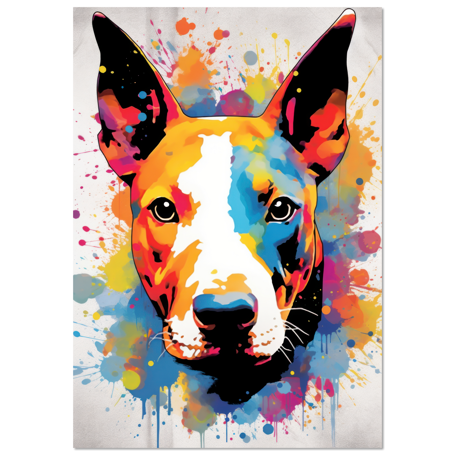 Bullterrier Pop-Art (DOG171)