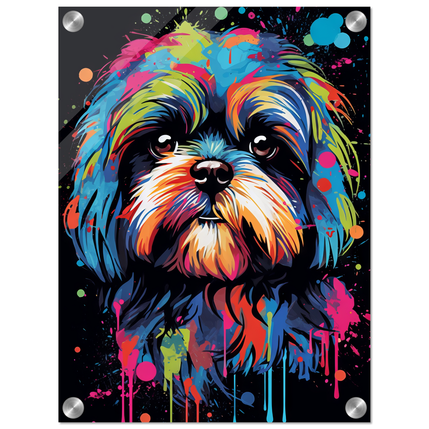 Hund Shih Tzu Pop-Art (DOG17)