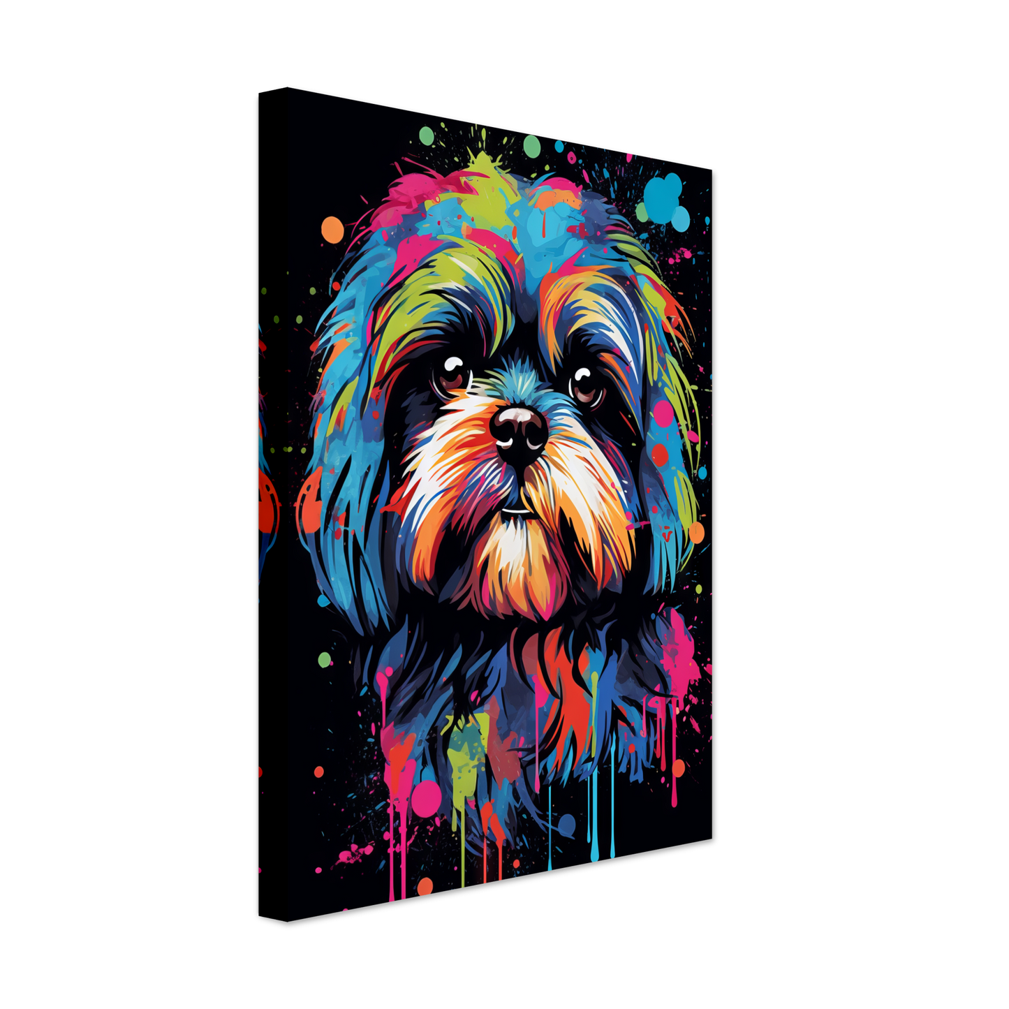Hund Shih Tzu Pop-Art (DOG17)