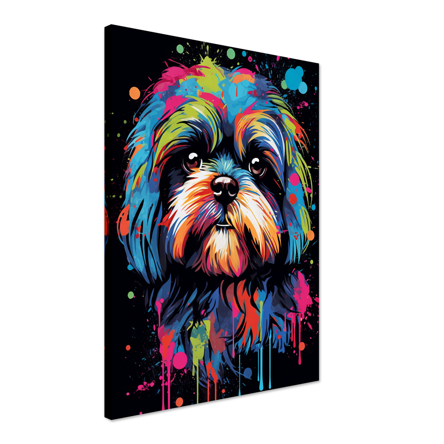 Hund Shih Tzu Pop-Art (DOG17)