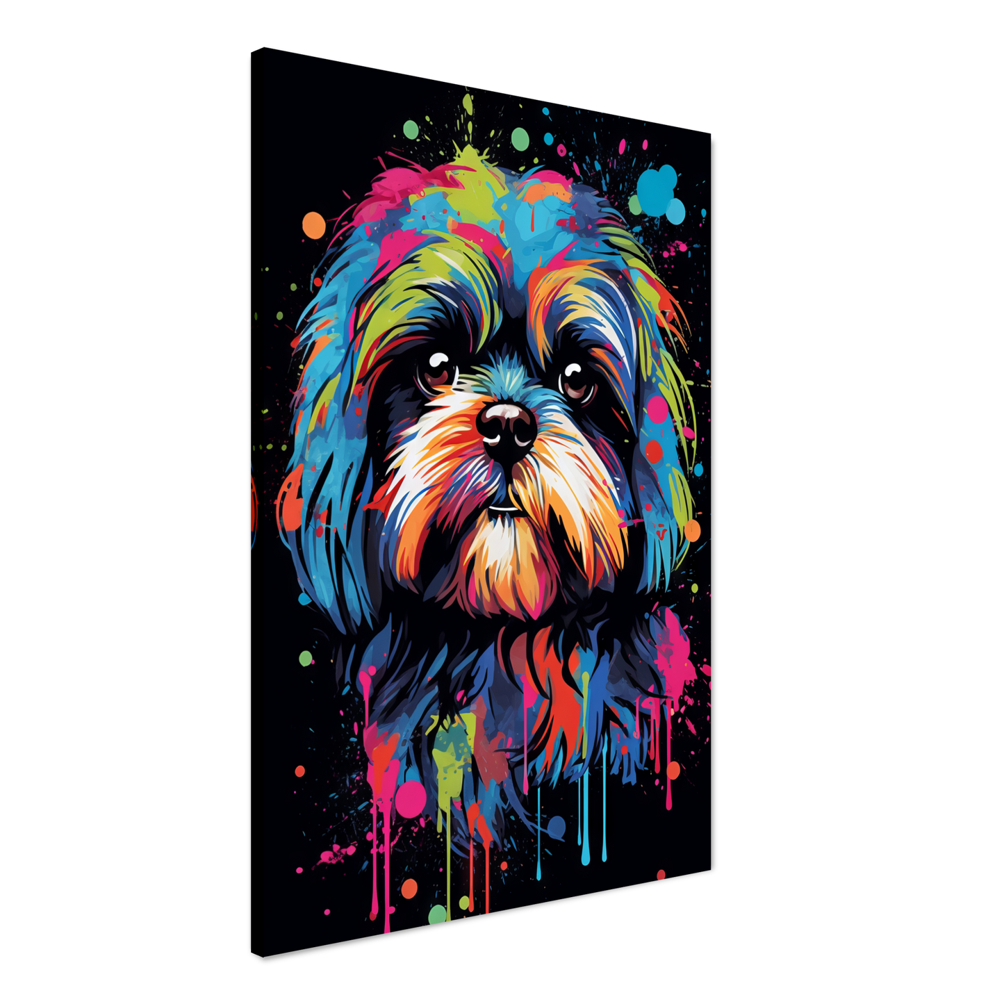 Hund Shih Tzu Pop-Art (DOG17)
