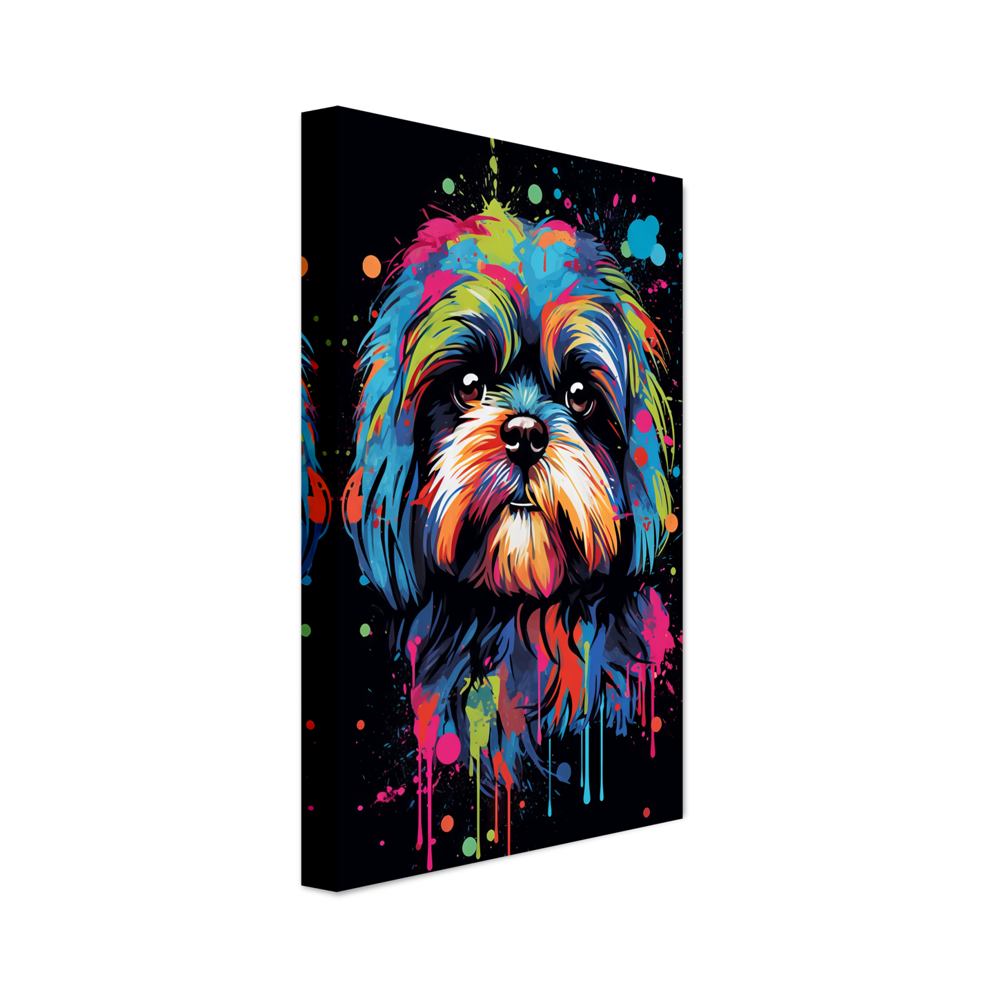 Hund Shih Tzu Pop-Art (DOG17)