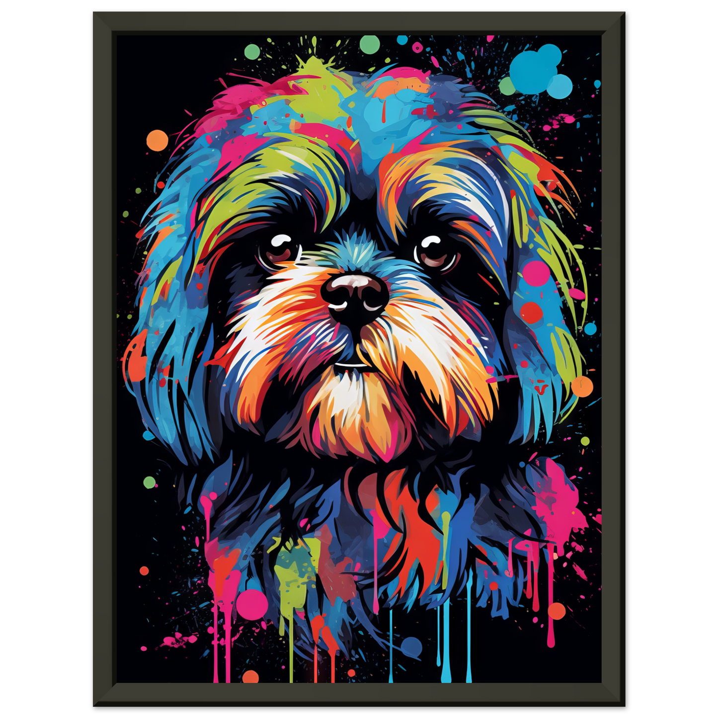 Hund Shih Tzu Pop-Art (DOG17)