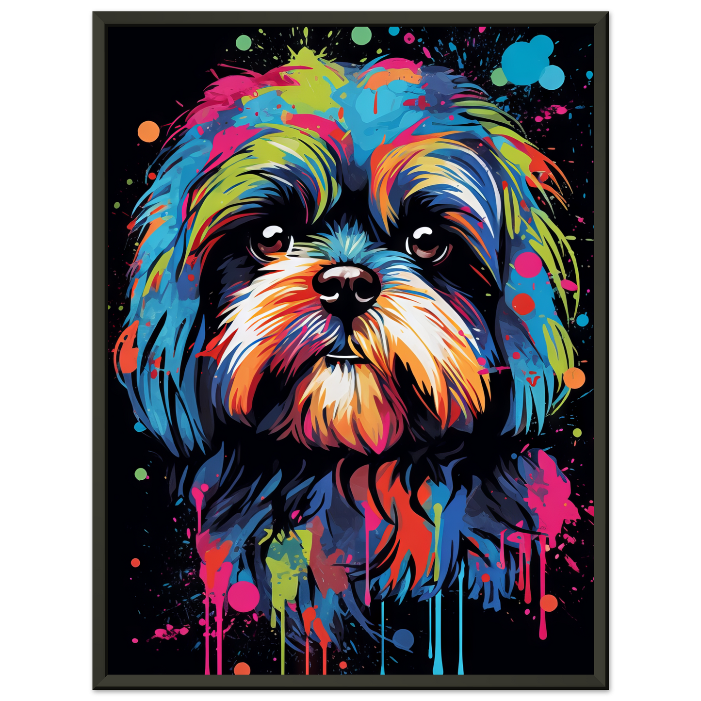 Hund Shih Tzu Pop-Art (DOG17)