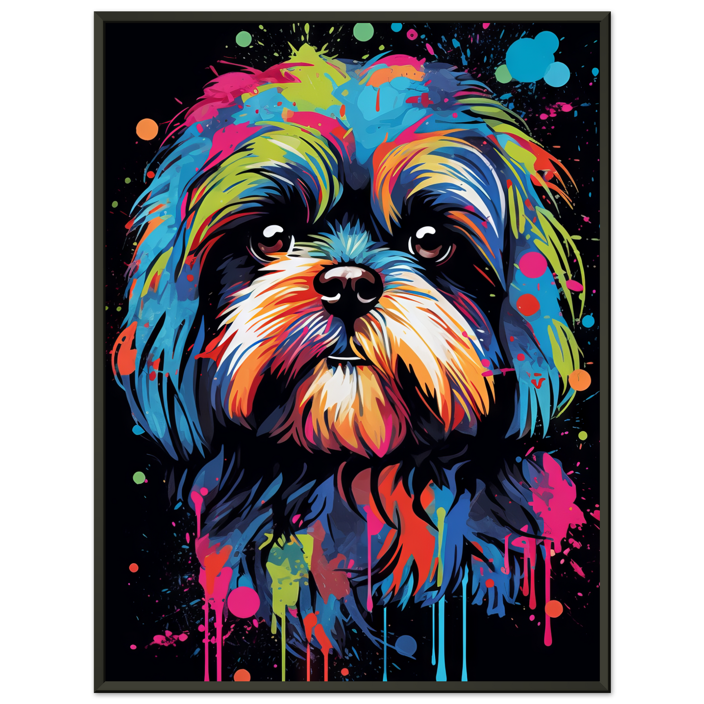 Hund Shih Tzu Pop-Art (DOG17)
