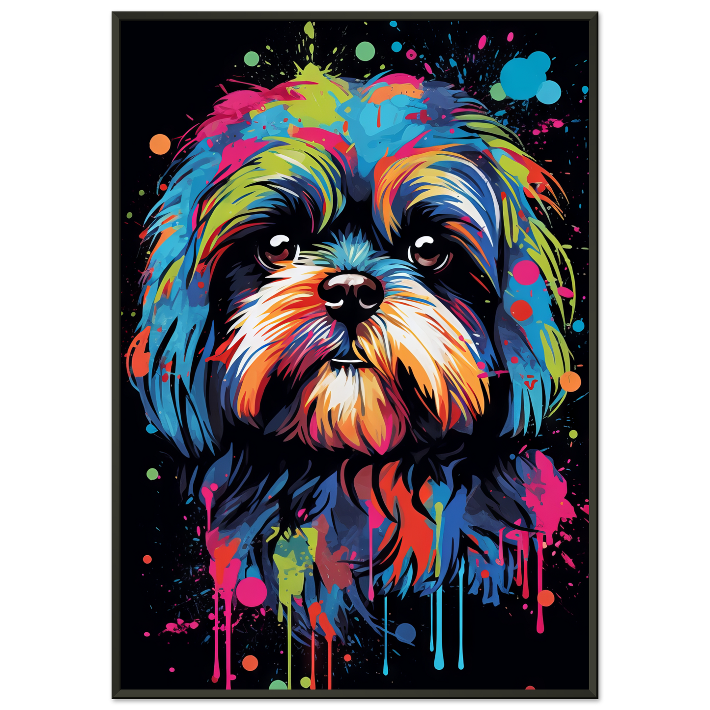 Hund Shih Tzu Pop-Art (DOG17)