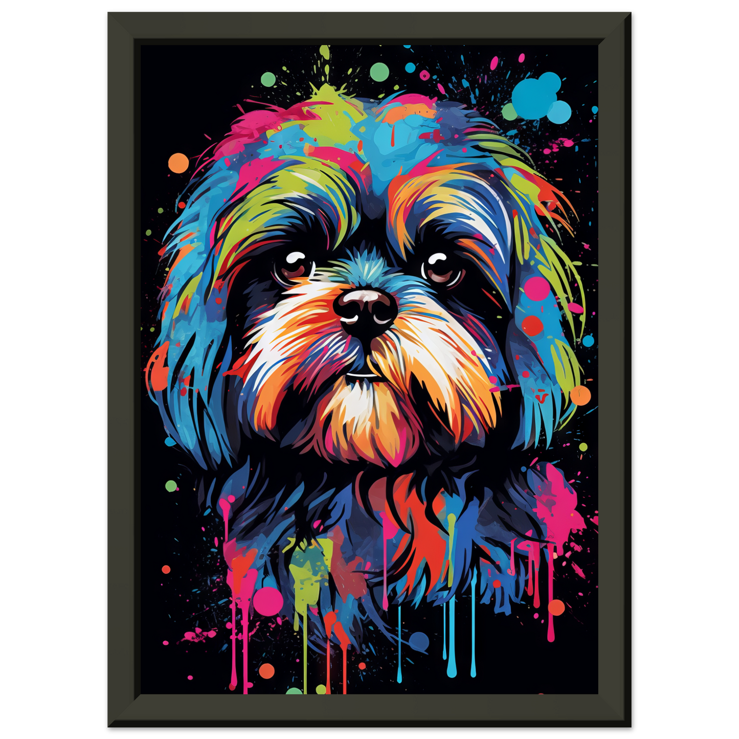 Hund Shih Tzu Pop-Art (DOG17)