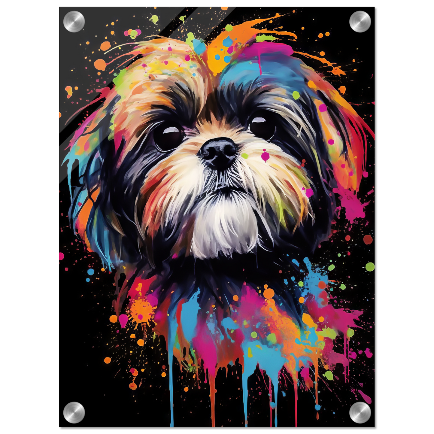 Hund Shih Tzu Pop-Art (DOG18)