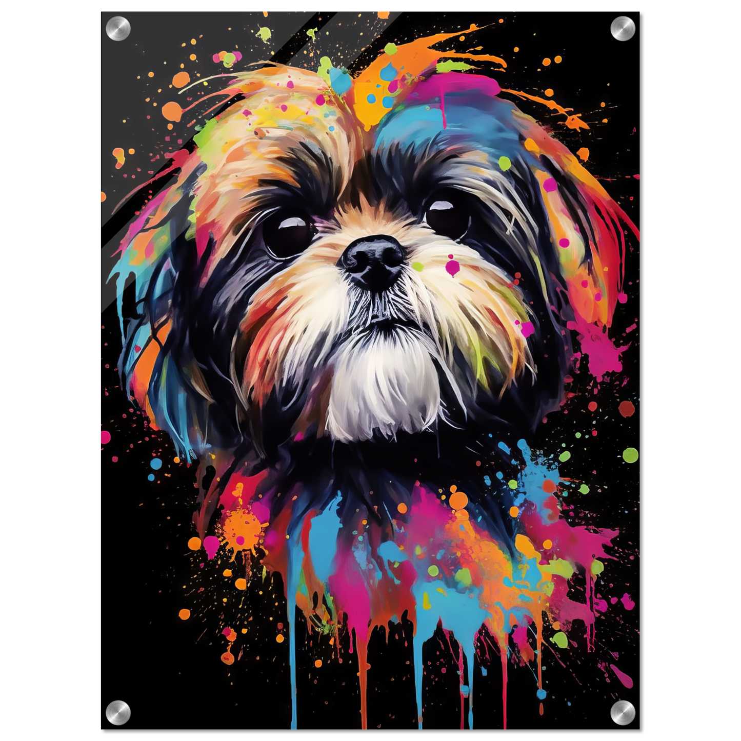 Hund Shih Tzu Pop-Art (DOG18)